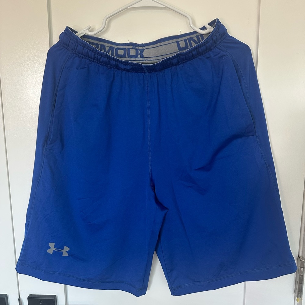Under Armour Men's Royal Blue Athletic Shorts